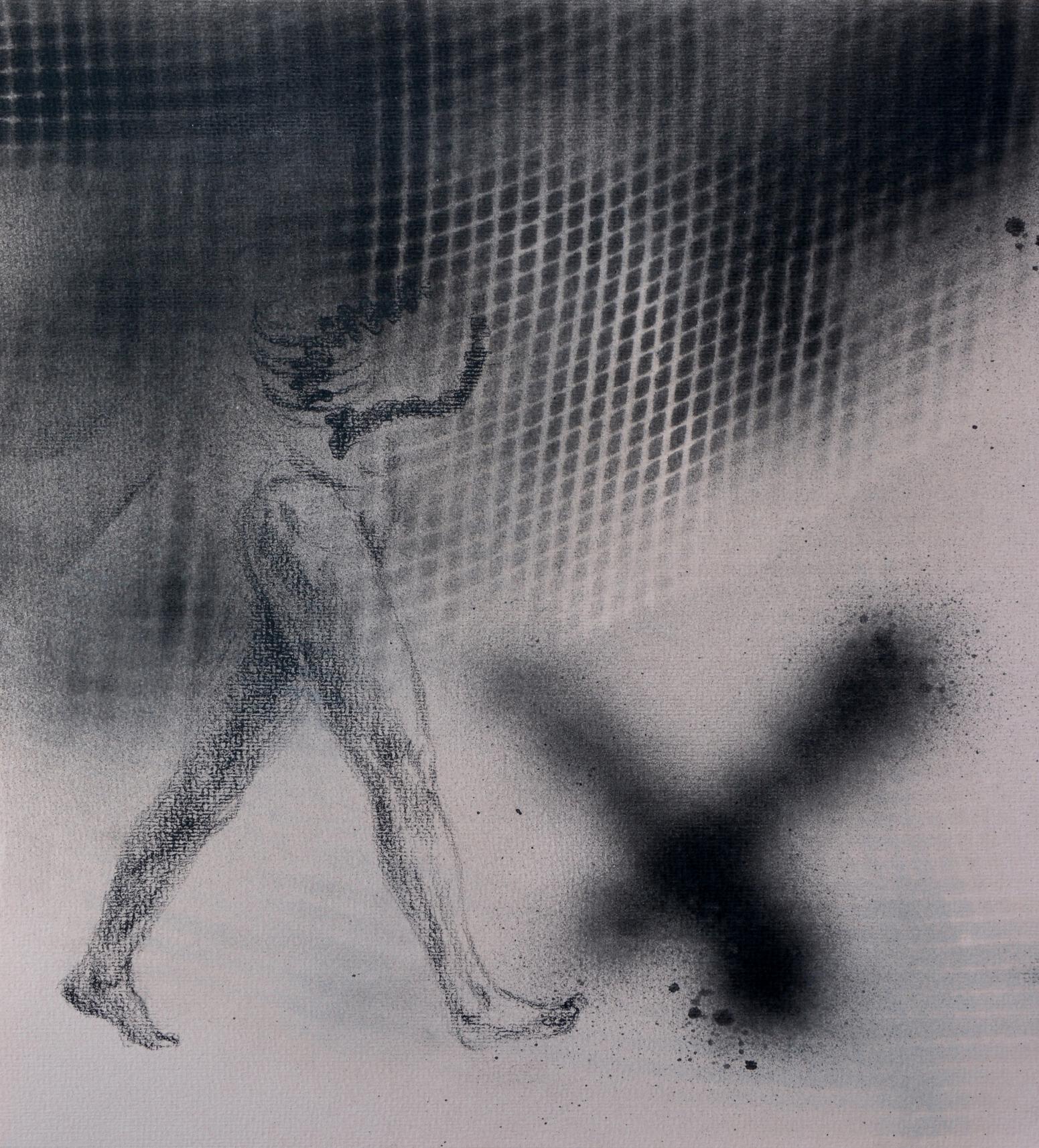 Walker, mixed technique, 25cm x 23cm, 2013