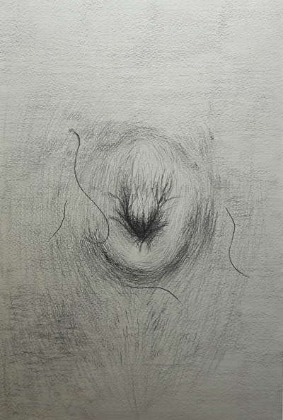 ELEMENT III, pencil on paper, 30cm x 20cm, 2017