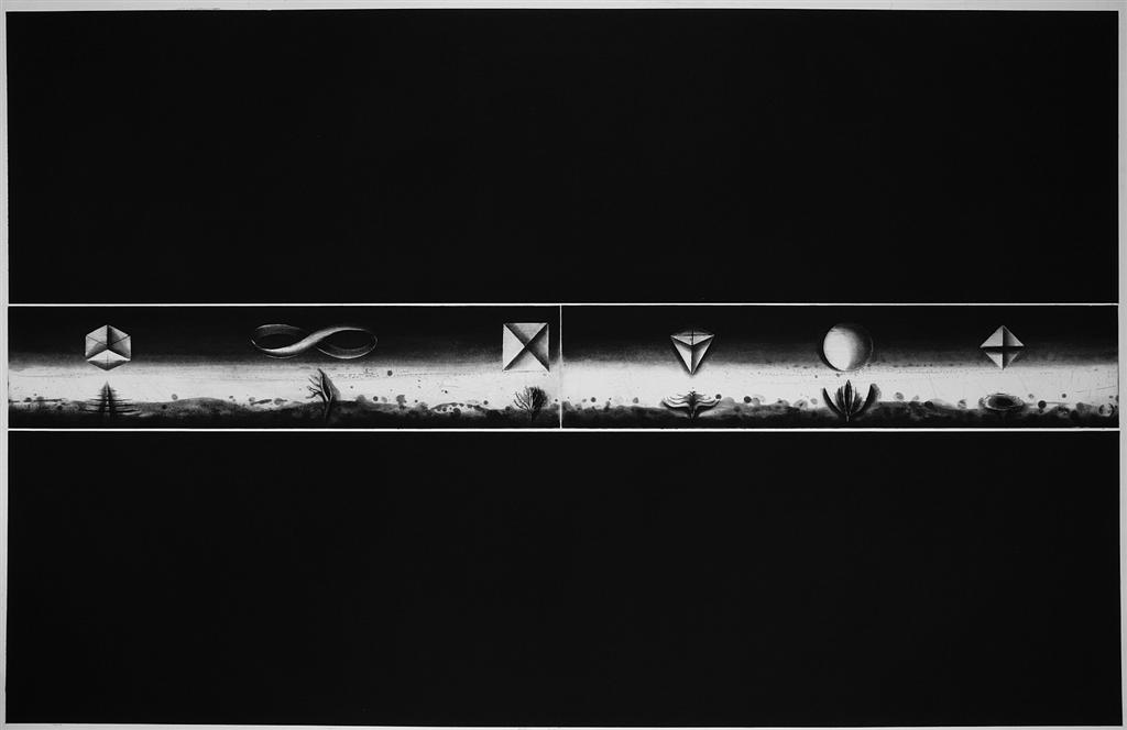 Horizon, intaglio, 100cm x 70cm, 2008