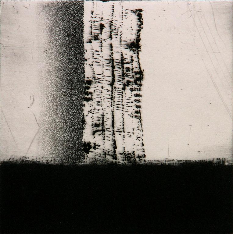 Spring II, etching, aquatint, mezzotint, 13cm x 13cm, 2007